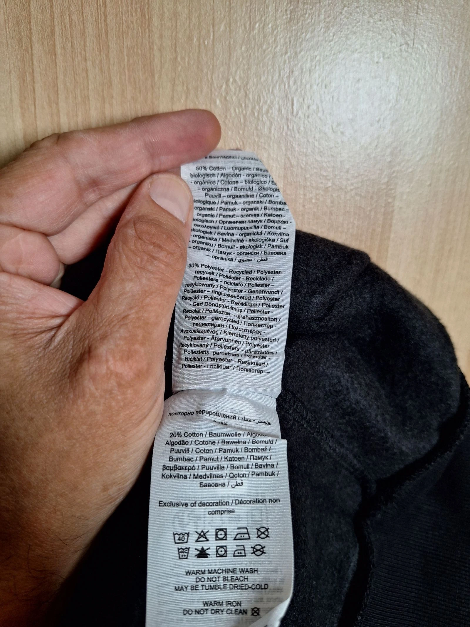 Suéter com capuz Jack and Jones preto tamanho G novo com etiqueta – photo 5